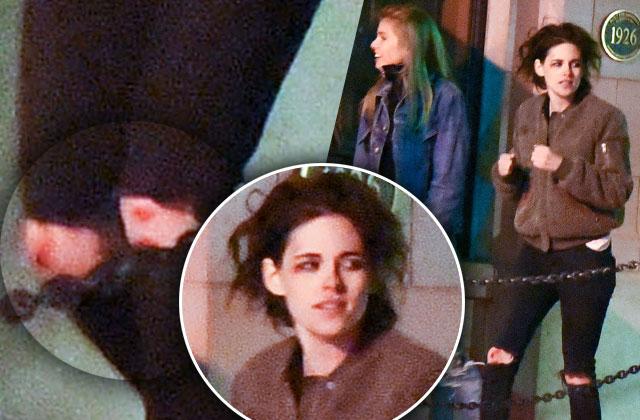 Kristen Stewart Knee Bruises Stella Maxwell