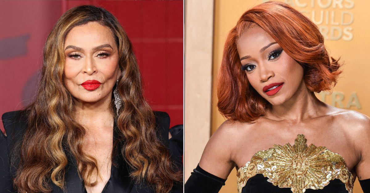 Composite photo of Tina Knowles and Keke Palmer