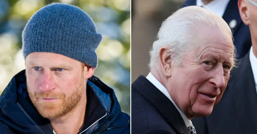 Photo of Prince Harry and King Charles