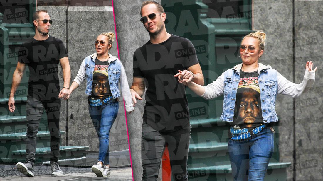 Hayden Panettiere Walking Hand and Hand With Zach Hickerson