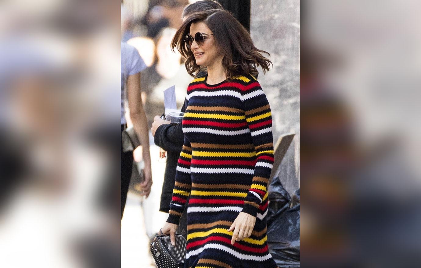 Rachel Weisz Pregnant Baby Bump Photos
