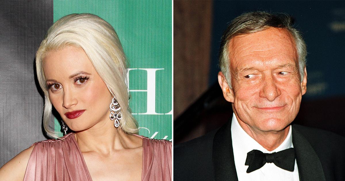 Split photo of Madison and Hefner
