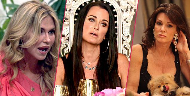 Brandi Glanville Kylie Richards Lisa Vanderpump 25 Scandals The Real Housewives Of Beverly Hills