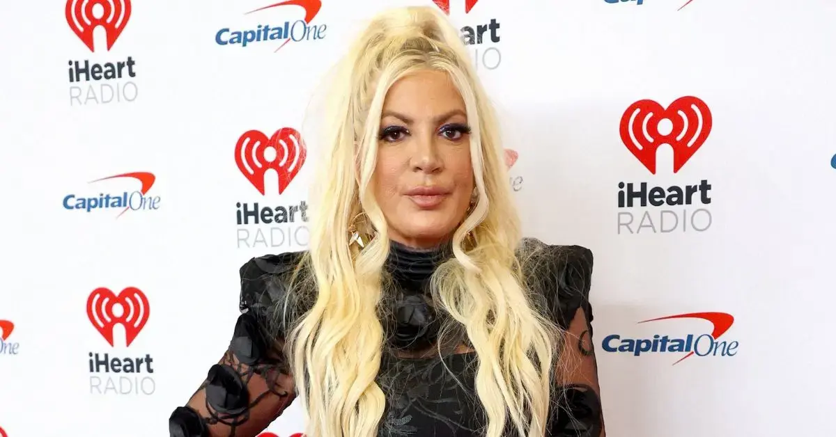 Composite photo of Tori Spelling