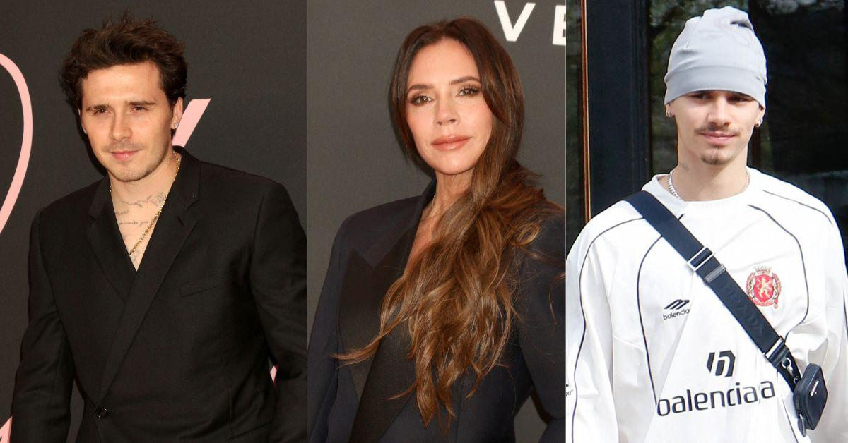 Photo of Brooklyn Beckham, Victoria Beckham, Romeo Beckham