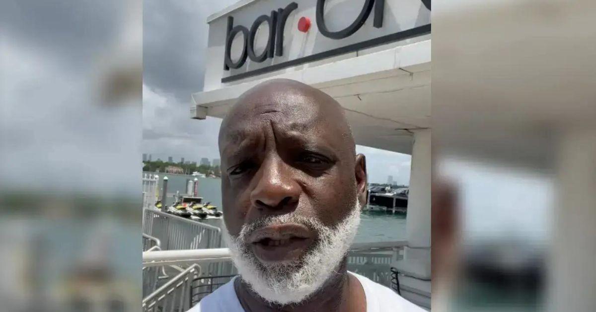 peter thomas outside his former miami bar